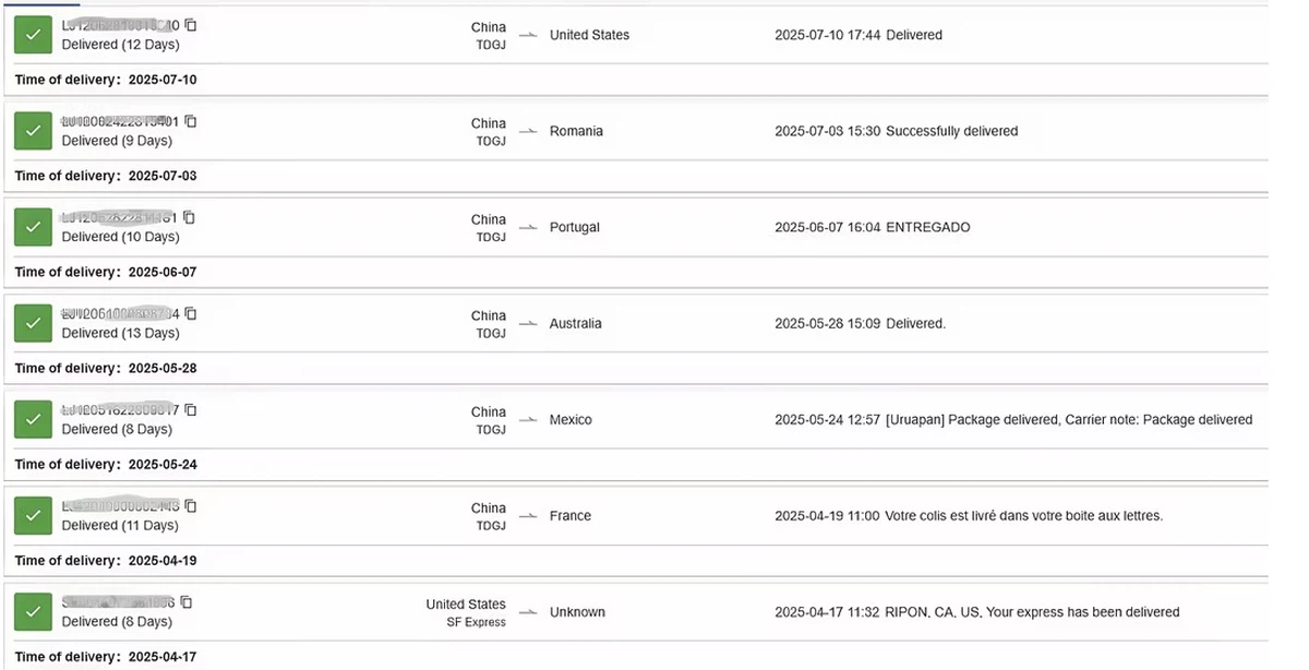 tracking records tracking records